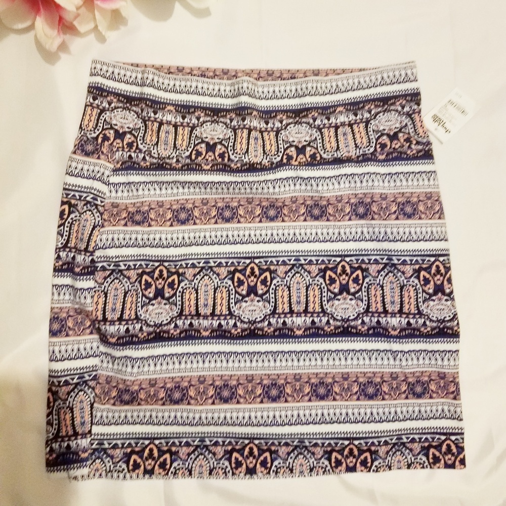 Charlotte Russe Multicolored Pencil Skirt Size XL